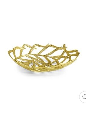 Michael Aram Gold Leaf Decorative Bowl
